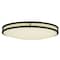 Designers Fountain 24 inch Oval 1-Light Matte Black Selectable Dimmable LED Flush Mount EV1424C3C-43 - alternate 1